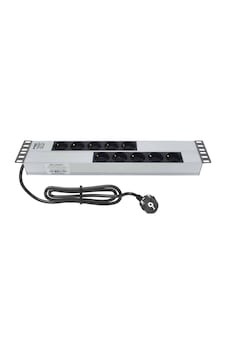 Amp Connect 19"2u 10'lu Schuko Direkt Bağlantılı Kabinet Grup Prizi Pdu -16a Amp Connect 19"2u 10'lu Schuko Direkt Bağlantılı Kabinet Grup Prizi Pdu -16a
