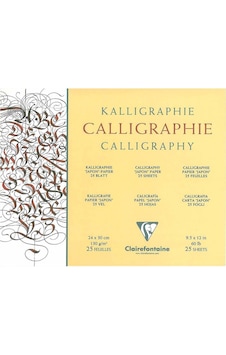 Clairefontaine Kaligrafi Defteri 130Gr 24X30Cm 25 Yaprak Clairefontaine Kaligrafi Defteri 130Gr 24X30Cm 25 Yaprak