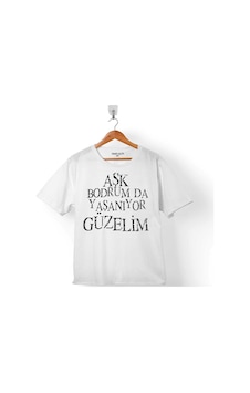 Aşk Bodrumda Yaşanıyor Güzelim Bodrum Tatil Çocuk Tişört 001 Aşk Bodrumda Yaşanıyor Güzelim Bodrum Tatil Çocuk Tişört 001