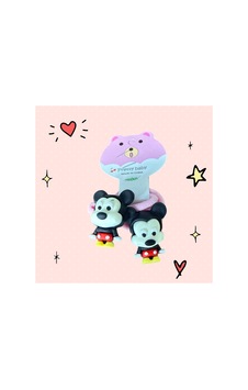 Takıtolia Mickey Mouse İkili 2'li Çiftli Lastikli Renkli Kız Çocuk Tokası Pembe Takıtolia Mickey Mouse İkili 2'li Çiftli Lastikli Renkli Kız Çocuk Tokası Pembe