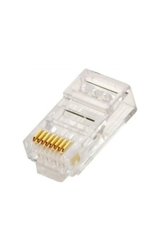 Speed Sp-U100 Cat5E / Cat6 100 Adet Rj45 Konnektor Speed Sp-U100 Cat5E / Cat6 100 Adet Rj45 Konnektor