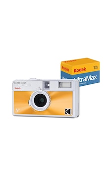 Kodak Ektar H35n 35mm Filmli Analog Fotoğraf Makinesi- Sırlı Turuncu+ultramax 24 Poz Film Kodak Ektar H35n 35mm Filmli Analog Fotoğraf Makinesi- Sırlı Turuncu+ultramax 24 Poz Film