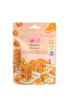 Og Natural Organik Portakallı Meyve Küpleri 30gr Og Natural Organik Portakallı Meyve Küpleri 30gr