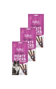 Reflex Meaty Sticks Tavuklu Ve Kızılcıklı Kedi Ödül Çubuğu 3'lü 3 x 5 G Reflex Meaty Sticks Tavuklu Ve Kızılcıklı Kedi Ödül Çubuğu 3'lü 3 x 5 G