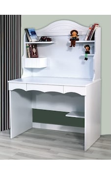 DARDASON KUPON K507 BEYAZ RAFLI BİLGİSAYAR MASASI Beyaz