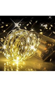 Orret Home 5 Metre Gün Işığı Peri Led Pilli Dekoratif Sarı Renkli Led Işık, Şerit Yılbaşı Ve Parti Sku: Zeusstk970d6a1924