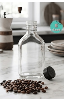 5 Adet Kapaklı Cold Brew Şişesi 200 Ml Yassı Cam, Soğuk Kahve, Detoks, Sos Ve Yağdanlık Şişesi Şeffaf 5 Adet Kapaklı Cold Brew Şişesi 200 Ml Yassı Cam, Soğuk Kahve, Detoks, Sos Ve Yağdanlık Şişesi Şeffaf