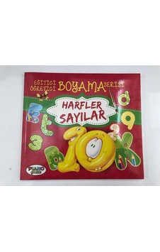 Harfler Sayılar Eğitici Öğretici Boyama Serisi Pıano Çocuk