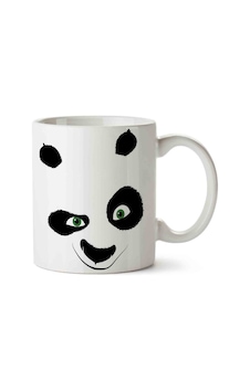 Panda Kung Fu Panda Porselen Kupa Bardak Beyaz Panda Kung Fu Panda Porselen Kupa Bardak Beyaz