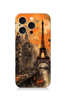 Apple Uyumlu iPhone 15 Pro Max Eiffel Kulesi Desenli Silikon Kılıf Silikon Apple Uyumlu iPhone 15 Pro Max Eiffel Kulesi Desenli Silikon Kılıf Silikon