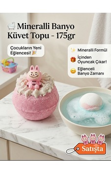 175gr Oyuncaklı Banyo Küvet Topu Mavi 1 Adet Gül - Lavanta 175gr Oyuncaklı Banyo Küvet Topu Mavi 1 Adet Gül - Lavanta