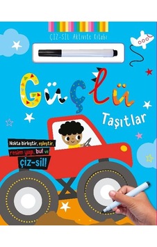 Çiz Sil Aktivite Kitabı Güçlü Taşıtlar Çiz Sil Aktivite Kitabı Güçlü Taşıtlar