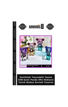 Vantilatör Taşınabilir Sessiz Usb Şarjlı Panda Ofis Hediyesi Yazlık Hediye Sevimli Tasarım Vantilatör Taşınabilir Sessiz Usb Şarjlı Panda Ofis Hediyesi Yazlık Hediye Sevimli Tasarım
