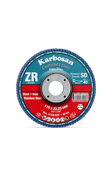 Karbosan Premium 115 Flap Disk Zr 40 - 983450 Karbosan Premium 115 Flap Disk Zr 40 - 983450