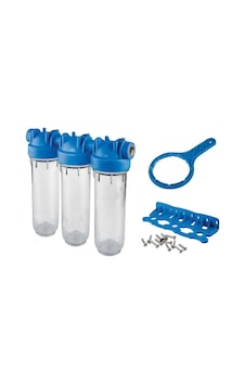 Atlas 10 İnç Dp10 Trio Üçlü Filtre Housingi