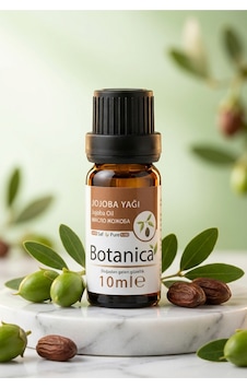 Botanica %100 Saf Jojoba Yağı Soğuk Sıkım Gözenek Dengeleyici Yağlı Cilt Bakımı Doğal Bitkisel 10 Ml 10 ML Botanica %100 Saf Jojoba Yağı Soğuk Sıkım Gözenek Dengeleyici Yağlı Cilt Bakımı Doğal Bitkisel 10 Ml 10 ML