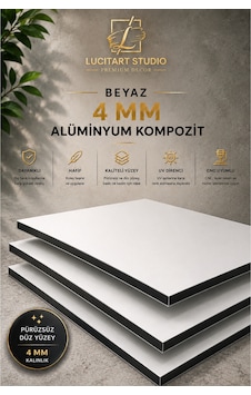 4 Mm Beyaz Alüminyum Kompozit Panel Levha Cnc Ve Lazer Kesime Uygun Uv Baskılık Reklam Tabela Malzemesi Beyaz Beyaz 4 Mm Beyaz Alüminyum Kompozit Panel Levha Cnc Ve Lazer Kesime Uygun Uv Baskılık Reklam Tabela Malzemesi Beyaz Beyaz