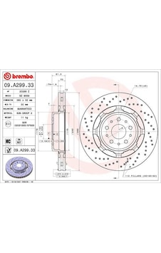 Brembo Ön Fren Diski Dual Cast Maseratı Brembo 09a29933 235318