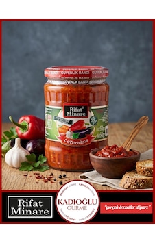 Rifat Minare Lutenitsa Sos Acılı 540 Gr Rifat Minare Lutenitsa Sos Acılı 540 Gr