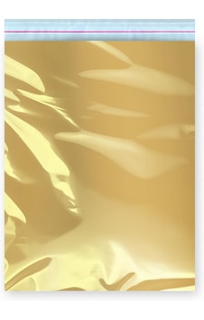Bantlı Metalize Hediye Paketi Gold 30x35 Cm - 100 Adet Bantlı Metalize Hediye Paketi Gold 30x35 Cm - 100 Adet