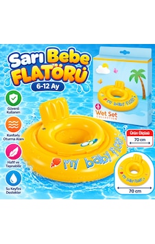 Sarı Bebe Flatörü 70 Cm. 6-12ay Altın