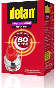 Detan Süper Elektrolikit Sivrisineksiz 60 Gece Yedek 49 ML Detan Süper Elektrolikit Sivrisineksiz 60 Gece Yedek 49 ML