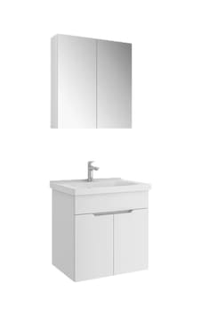 Kale Optimum 80 Cm Set Beyaz Lavabo + Dolap + Düz Ayna Kale Optimum 80 Cm Set Beyaz Lavabo + Dolap + Düz Ayna
