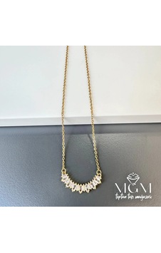 Zirkon Taşlı Zincir Çelik Uç Kısmı Pirinç Kolyeler 40 + 5 Cm Uzatma Payı - Kl0160 Çok Renkli Zirkon Taşlı Zincir Çelik Uç Kısmı Pirinç Kolyeler 40 + 5 Cm Uzatma Payı - Kl0160 Çok Renkli