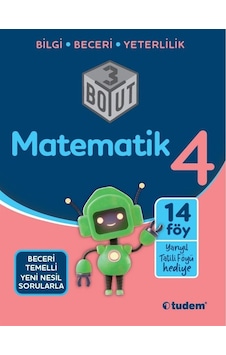 4.Sınıf Matematik 3 Boyut - Tudem Yayınları 4.Sınıf Matematik 3 Boyut - Tudem Yayınları