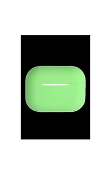 Apple Uyumlu Airpods Pro 3 3.nesil Soft Silikon Kılıf - Yeşil Düz Renkli Apple Uyumlu Airpods Pro 3 3.nesil Soft Silikon Kılıf - Yeşil Düz Renkli
