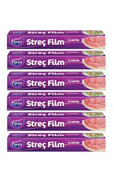 Streç Film 33 Mt Altılı Paket Streç Film 33 Mt Altılı Paket