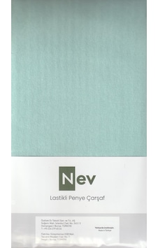 Nev Penye Çarşaf Fitted Su Yeşili 160x200+30 Nev Penye Çarşaf Fitted Su Yeşili 160x200+30
