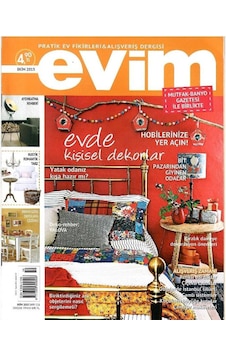 Evim - Pratik Ev Fikirleri Ve Alışveriş Dergisi -evde Kişisel Dekorlar- Retro Eski Basım Koleksiyon - Ekim 2015 - Sayı 116 Not: Ekleri Yoktur Evim - Pratik Ev Fikirleri Ve Alışveriş Dergisi -evde Kişisel Dekorlar- Retro Eski Basım Koleksiyon - Ekim 2015 - Sayı 116 Not: Ekleri Yoktur
