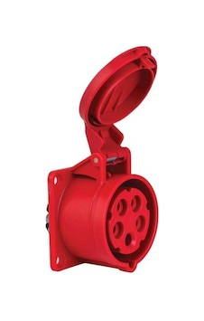 Mete Enerji 406510V 5x16A Ip44 Makine Prizi Düz Vidalı Bağlantı 380 415 V Mete Enerji 406510V 5x16A Ip44 Makine Prizi Düz Vidalı Bağlantı 380 415 V