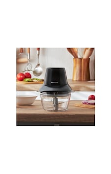 Cam Hazneli Doğrayıcı Rondo 400 W Doğrayıcı Parçalayıcı Siyah Renk Hom End Cam Hazneli Doğrayıcı Rondo 400 W Doğrayıcı Parçalayıcı Siyah Renk Hom End