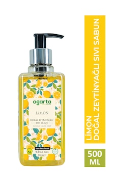 Agarta Doğal 500 Ml Limon Sıvı Sabun Agarta Doğal 500 Ml Limon Sıvı Sabun