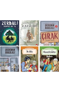 İlk Genç Timaş Zerdali Dedemle Bir Yıl,hachıko,dedemin Bakalı ,dedemin Bakalı Çırak ,5,6,7.sınıf Set İlk Genç Timaş Zerdali Dedemle Bir Yıl,hachıko,dedemin Bakalı ,dedemin Bakalı Çırak ,5,6,7.sınıf Set