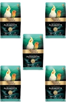 Premium Paraket, Sultan Ve Cennet Papağanı Yemi 1 Kg X 5 Adet