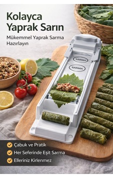 3 Kademeli Ayarlanabilir Yaprak Sarma Makinesi Pratik Dolma Aparatı Diğer