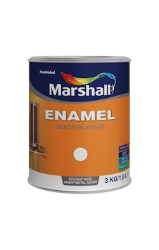 Marshall Enamel Ahşap Metal Astarı Beyaz 3kg/1,9l Marshall Enamel Ahşap Metal Astarı Beyaz 3kg/1,9l