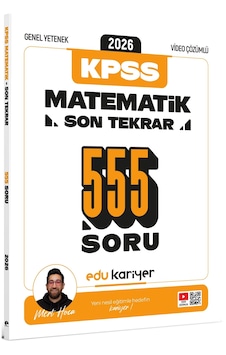 Edu Kariyer Mert Hoca 2026 Kpss Genel Yetenek Kpss Matematik Son Tekrar 555 Soru Edu Kariyer Mert Hoca 2026 Kpss Genel Yetenek Kpss Matematik Son Tekrar 555 Soru