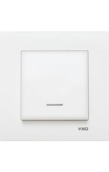 Viko Karre 90967019 Beyaz Işıklı Çerçeveli Anahtar Viko Karre 90967019 Beyaz Işıklı Çerçeveli Anahtar