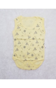 Candysbebe Bebek Body Zıbın 0-9 Ay 4Lu Sarı Candysbebe Bebek Body Zıbın 0-9 Ay 4Lu Sarı