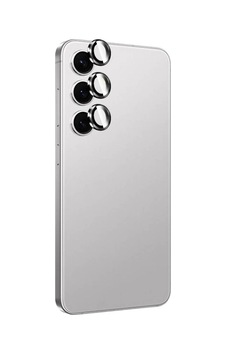 Galaxy Uyumlu  S24 Zore Titanium Premium Tkdkerli Kamera Lens Koruyucu-gri Gri
