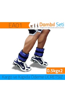 Ayak Ağırlıkları 0.5 KG X 2 Adet =1 KG Mavi