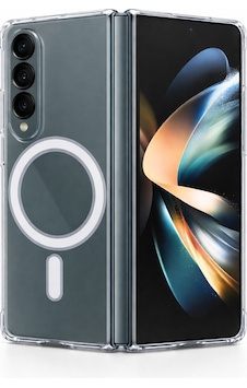 Samsung Galaxy Z Fold 4 Uyumlu Kamera Korumalı Magsafe Wireless Şarj Özellikli Lüks Şeffaf Silikon Telefon Kılıfı Samsung Galaxy Z Fold 4 Uyumlu Kamera Korumalı Magsafe Wireless Şarj Özellikli Lüks Şeffaf Silikon Telefon Kılıfı
