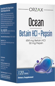 Ocean Betain Hci+Pepsin 120 Tablet