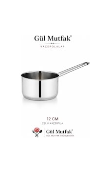 Gül Mutfak Kaçerola Sütlük Ve Sosluk Paslanmaz Çelik 12 Cm Gül Mutfak Kaçerola Sütlük Ve Sosluk Paslanmaz Çelik 12 Cm