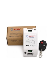 Sanec Akıllı Wifi + Rf 433mhz Tek Kanallı 10a Röle Modülü - Ac 100-240v Şebeke Beslemeli Rf Kumandalı Set Tuya, Alexa, Google Asistan Destekli Sanec Akıllı Wifi + Rf 433mhz Tek Kanallı 10a Röle Modülü - Ac 100-240v Şebeke Beslemeli Rf Kumandalı Set Tuya, Alexa, Google Asistan Destekli