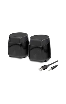 Masaüstü Hoparlör 1+1 Usb + 3.5mm - Siyah Hd6024 Tg 5klfk5h Masaüstü Hoparlör 1+1 Usb + 3.5mm - Siyah Hd6024 Tg 5klfk5h